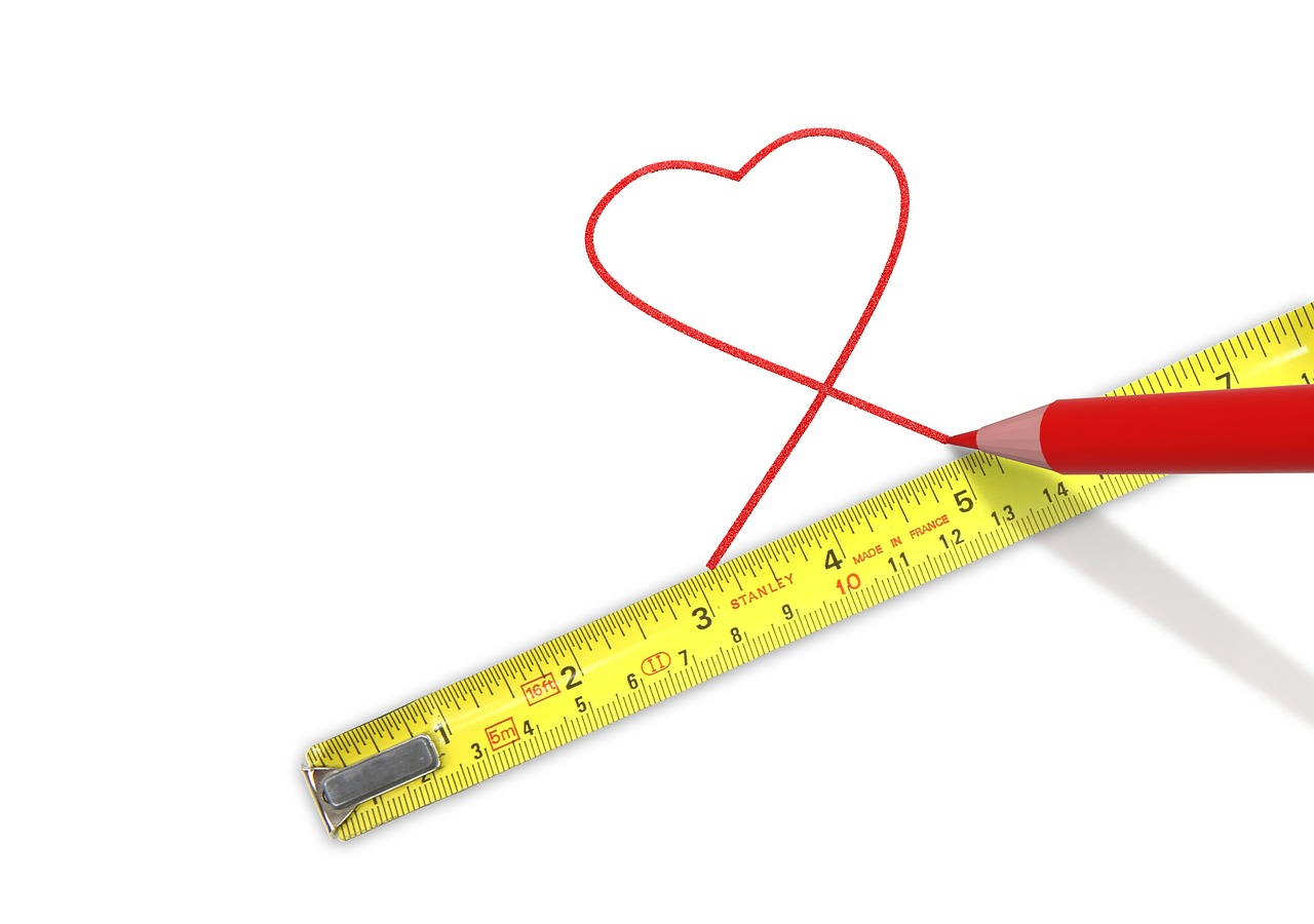 Crafty Home Improvements You Can Do tape measure and heart