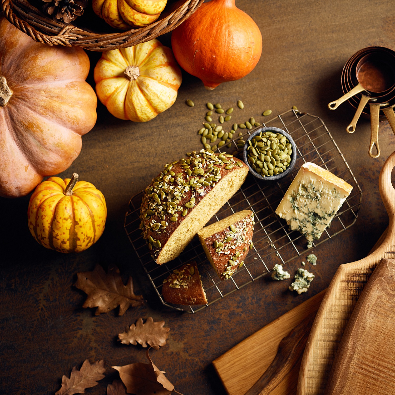 Colston Bassett - Stilton & Pumpkin Bread 1