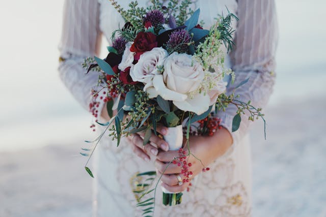 shabby chic winter wedding ideas